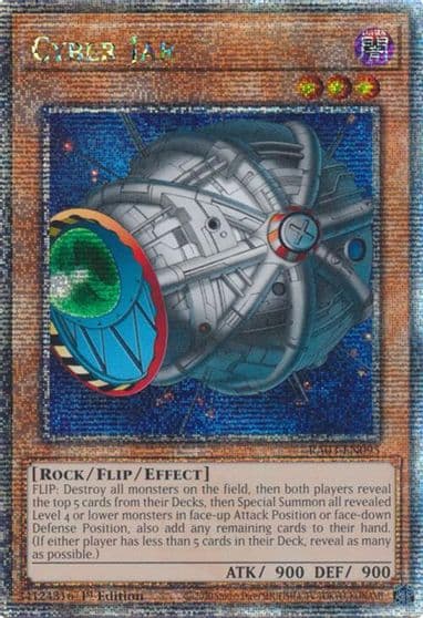 Cyber Jar Quarter Century Secret Rare Quarter Century Bonanza Yu-Gi-Oh! card