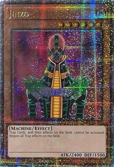 Jinzo Quarter Century Secret Rare Quarter Century Bonanza Yu-Gi-Oh! card