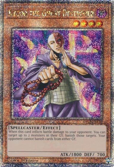 Kycoo the Ghost Destroyer Quarter Century Secret Rare Quarter Century Bonanza Yu-Gi-Oh! card