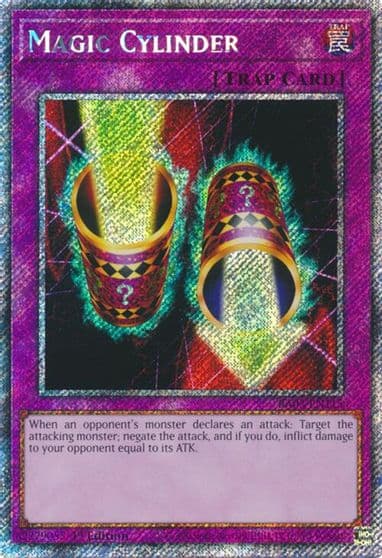 Magic Cylinder Platinum Secret Rare Quarter Century Bonanza Yu-Gi-Oh! card