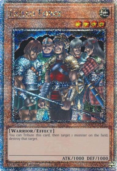 Exiled Force Quarter Century Secret Rare Quarter Century Bonanza Yu-Gi-Oh! card