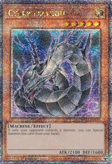 Cyber Dragon Quarter Century Secret Rare Quarter Century Bonanza Yu-Gi-Oh! card