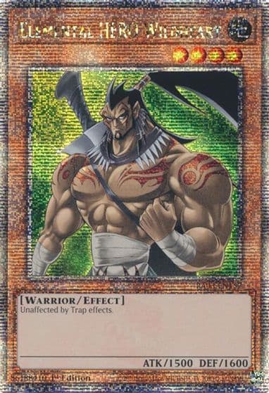 Elemental HERO Wildheart Quarter Century Secret Rare Quarter Century Bonanza Yu-Gi-Oh! card