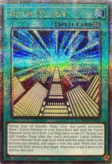 Future Fusion Quarter Century Secret Rare Quarter Century Bonanza Yu-Gi-Oh! card