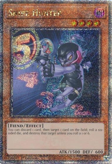Snipe Hunter Quarter Century Secret Rare Quarter Century Bonanza Yu-Gi-Oh! card