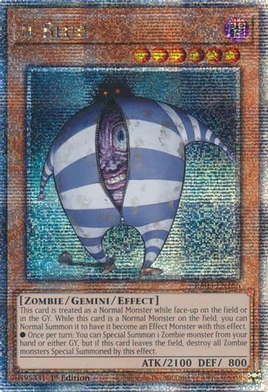 Il Blud Quarter Century Secret Rare Quarter Century Bonanza Yu-Gi-Oh! card