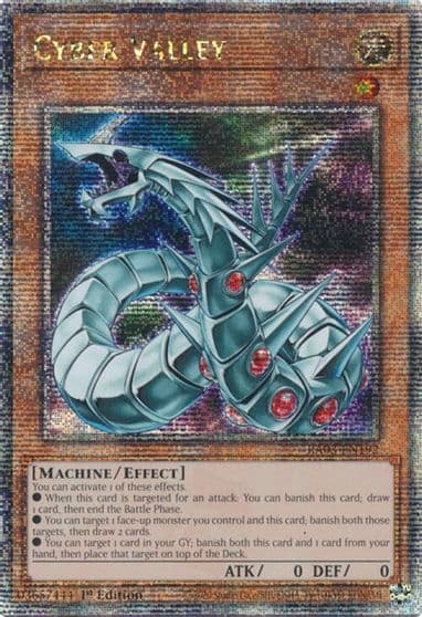 Cyber Valley Quarter Century Secret Rare Quarter Century Bonanza Yu-Gi-Oh! card