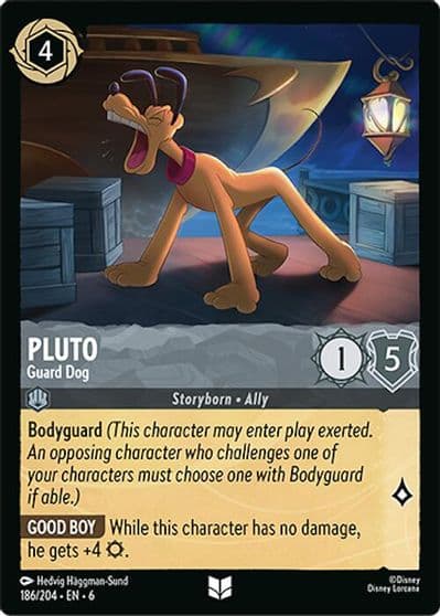 Pluto Guard Dog Azurite Sea Lorcana card