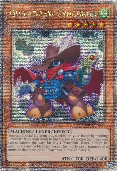 Quickdraw Synchron Quarter Century Secret Rare Quarter Century Bonanza Yu-Gi-Oh! card