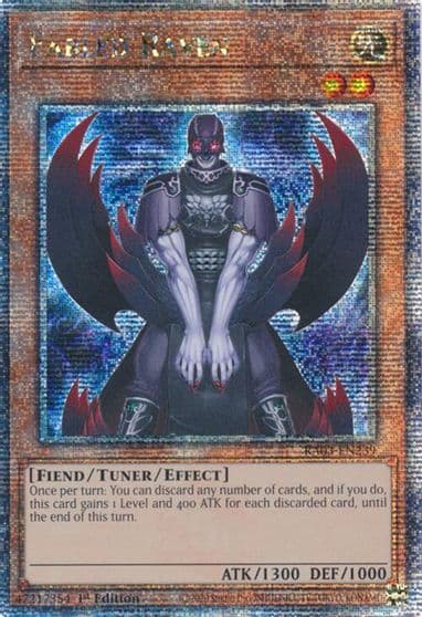 Fabled Raven Quarter Century Secret Rare Quarter Century Bonanza Yu-Gi-Oh! card
