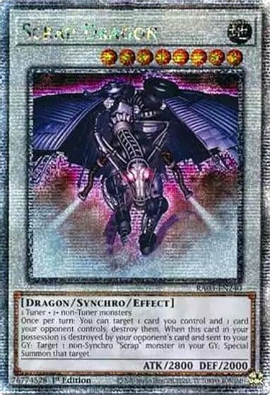 Scrap Dragon Quarter Century Secret Rare Quarter Century Bonanza Yu-Gi-Oh! card