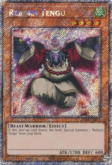 Reborn Tengu Platinum Secret Rare Quarter Century Bonanza Yu-Gi-Oh! card