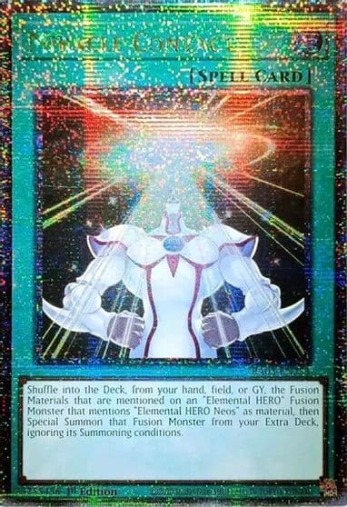 Miracle Contact Quarter Century Secret Rare Quarter Century Bonanza Yu-Gi-Oh! card