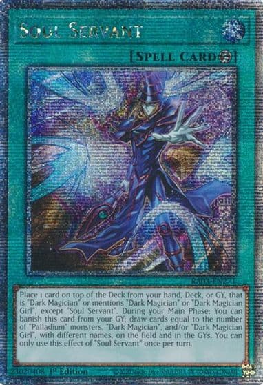 Soul Servant Quarter Century Secret Rare Quarter Century Bonanza Yu-Gi-Oh! card