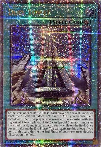 Duel Tower Quarter Century Secret Rare Quarter Century Bonanza Yu-Gi-Oh! card