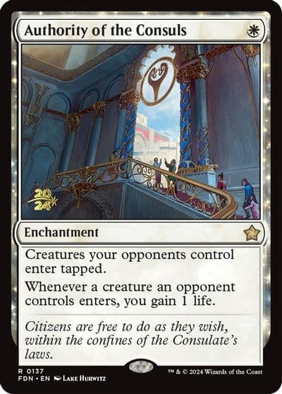 Authority of the Consuls FDN Prerelease Cards Magic card