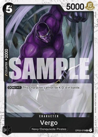 Vergo Jolly Roger Foil Premium Booster -The Best- One Piece card