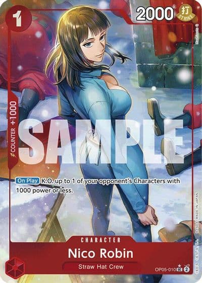 Nico Robin Full Art Premium Booster -The Best- One Piece card