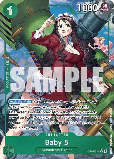Baby 5 OP05 034 Alternate Art Premium Booster -The Best- One Piece card