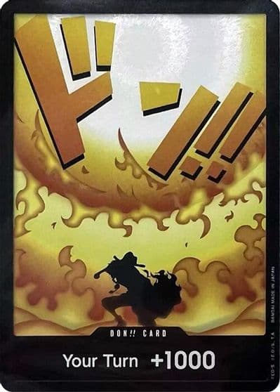 DON Card PortgasDAce Devil Fruits Collection Vol 2 One Piece Promotion Cards One Piece card