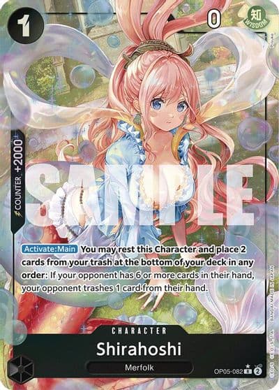 Shirahoshi OP05 082 Alternate Art Premium Booster -The Best- One Piece card