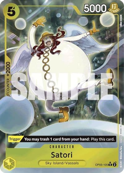 Satori Full Art Premium Booster -The Best- One Piece card