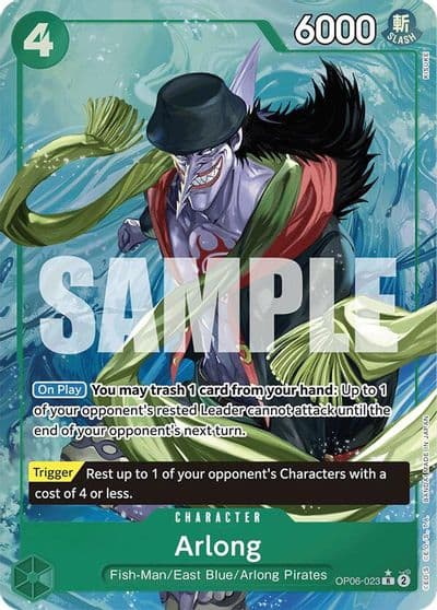 Arlong Alternate Art Premium Booster -The Best- One Piece card