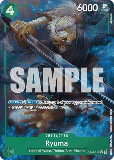 Ryuma Full Art Premium Booster -The Best- One Piece card