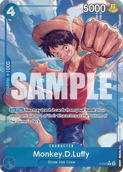 MonkeyDLuffy P 055 Full Art Premium Booster -The Best- One Piece card