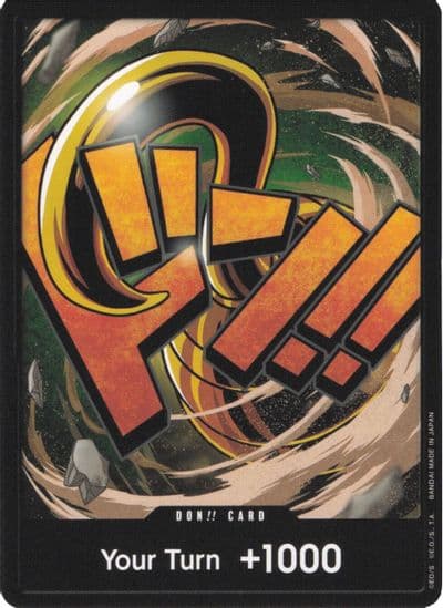 DON Card Crocodile Premium Booster -The Best- One Piece card