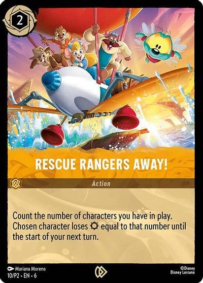 Rescue Rangers Away Disney Lorcana Promo Cards Lorcana card