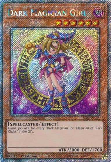 Dark Magician Girl Platinum Secret Rare B Quarter Century Bonanza Yu-Gi-Oh! card