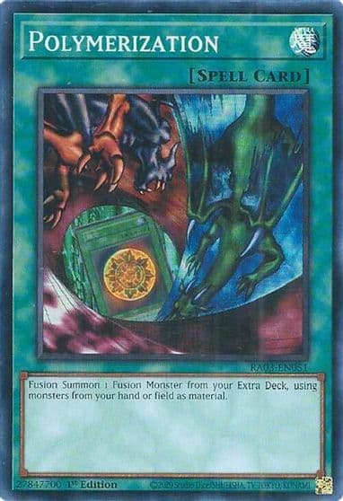 Polymerization A Alternate Art Quarter Century Bonanza Yu-Gi-Oh! card