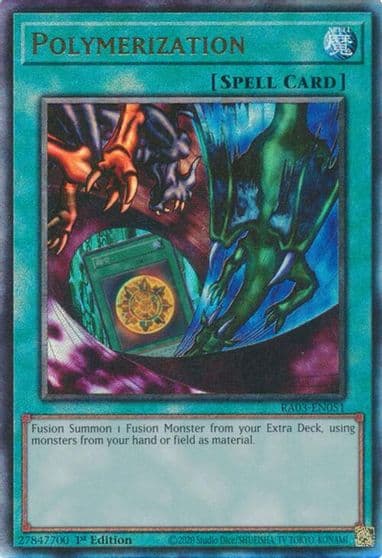 Polymerization A Alternate Art PUR Quarter Century Bonanza Yu-Gi-Oh! card