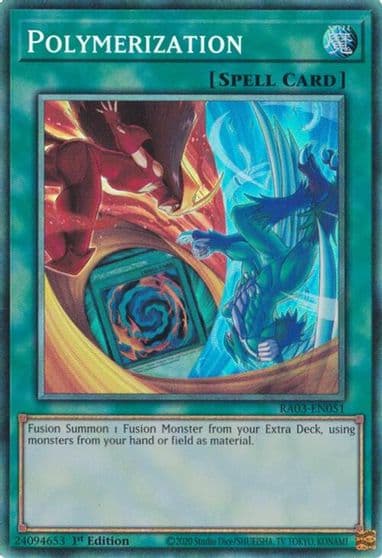 Polymerization B HERO Art PCR Quarter Century Bonanza Yu-Gi-Oh! card