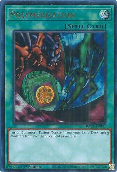 Polymerization A Alternate Art UR Quarter Century Bonanza Yu-Gi-Oh! card