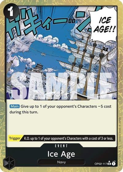 Ice Age Textured Foil Premium Booster -The Best- One Piece card