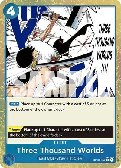 Three Thousand Worlds Textured Foil Premium Booster -The Best- One Piece card