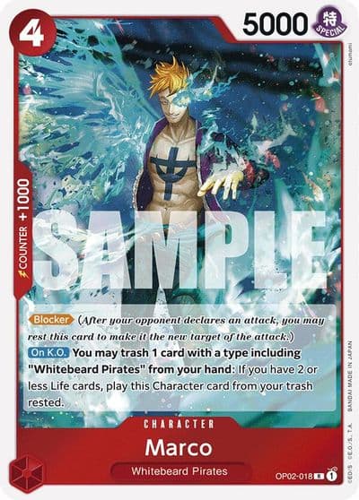 Marco Reprint Premium Booster -The Best- One Piece card