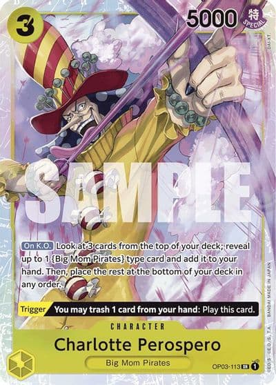 Charlotte Perospero Reprint Premium Booster -The Best- One Piece card