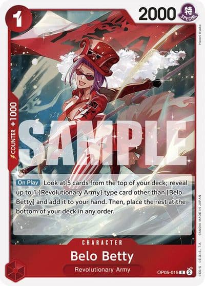 Belo Betty OP05 015 Reprint Premium Booster -The Best- One Piece card