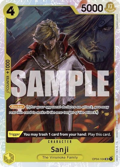 Sanji Reprint Premium Booster -The Best- One Piece card