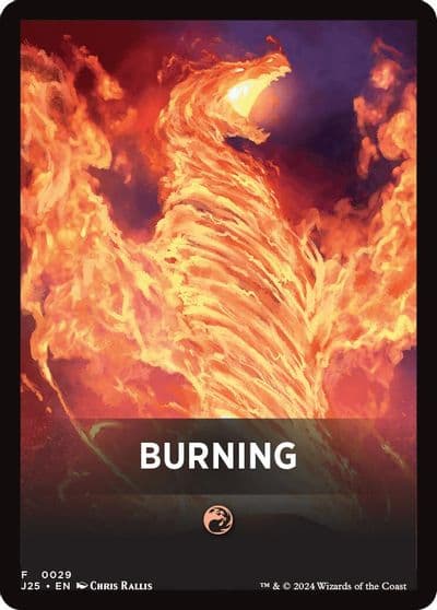 Burning Theme Card Foundations Jumpstart Magic card