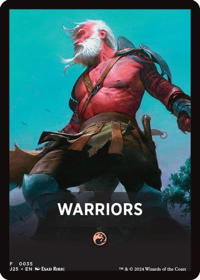 Warriors Theme Card Foundations Jumpstart Magic card