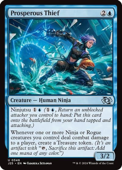 Prosperous Thief Foundations Jumpstart Magic card