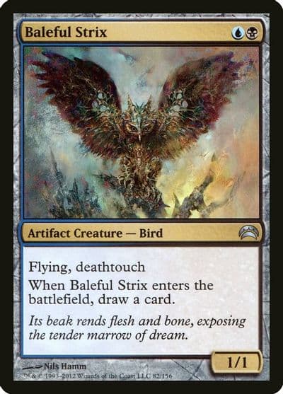 Baleful Strix Planechase 2012 Magic card