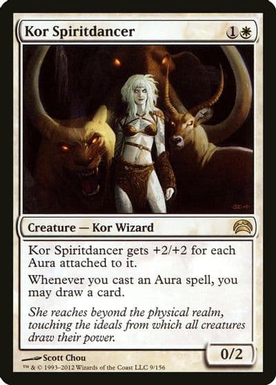 Kor Spiritdancer Planechase 2012 Magic card