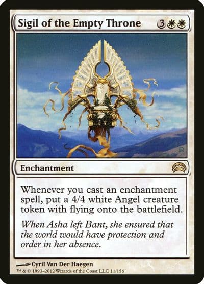 Sigil of the Empty Throne Planechase 2012 Magic card