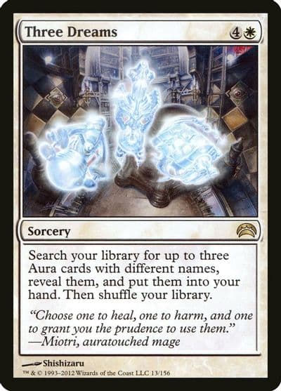 Three Dreams Planechase 2012 Magic card