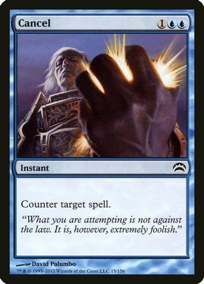 Cancel Planechase 2012 Magic card